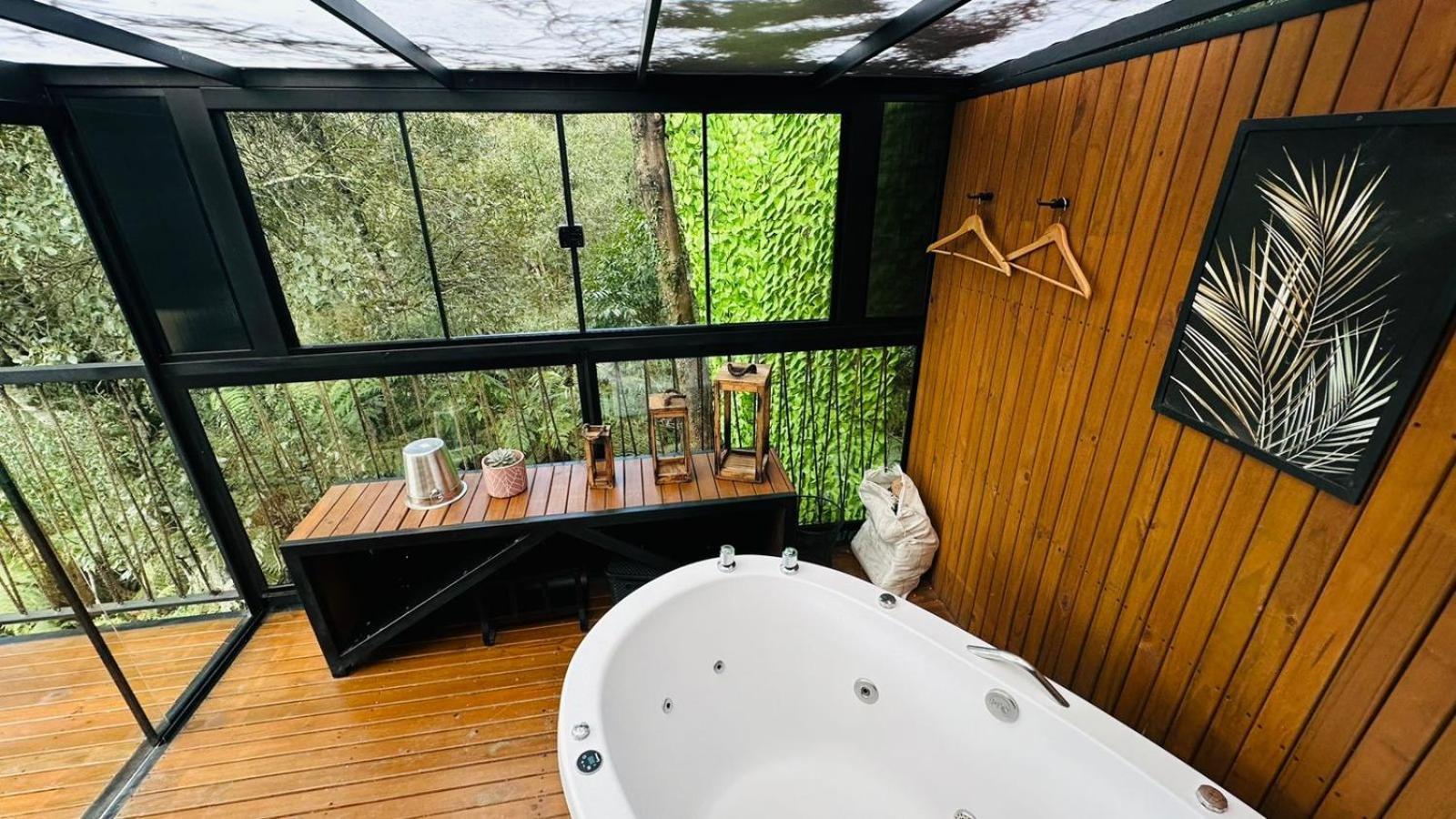 Chale Harmonia Da Floresta- Pousada Cachoeira Da Neve Urubici Extérieur photo